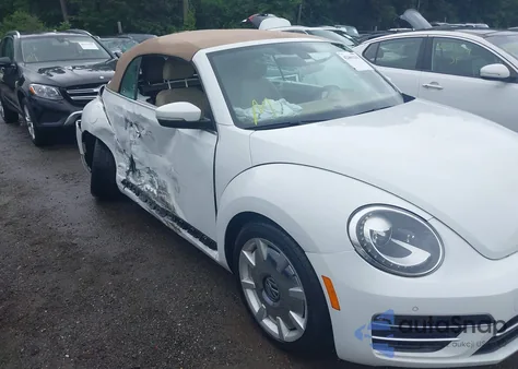 2017 Volkswagen Beetle S/Se/Classic/Pink/Sel из США, поврежденный, VIN 3VW517AT1HM809338